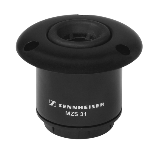 Front view of the Sennheiser MZS 31 Shockmount for MZH Gooseneck Microphones.