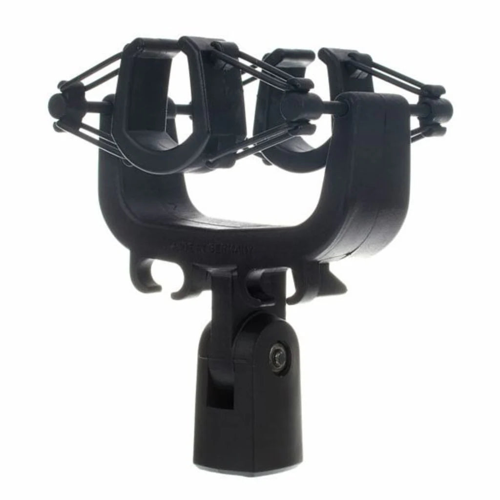 Front view of the Sennheiser MZS 40-0 Shockmount for noise attenuation.