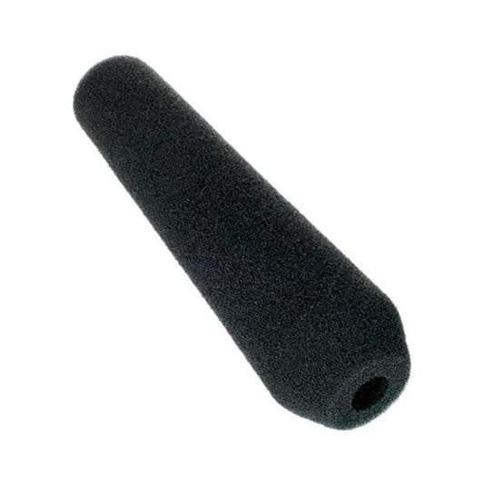 45 degree angle view of the Sennheiser MZW 415-ANT Foam Windshield for wind and pop noise protection.