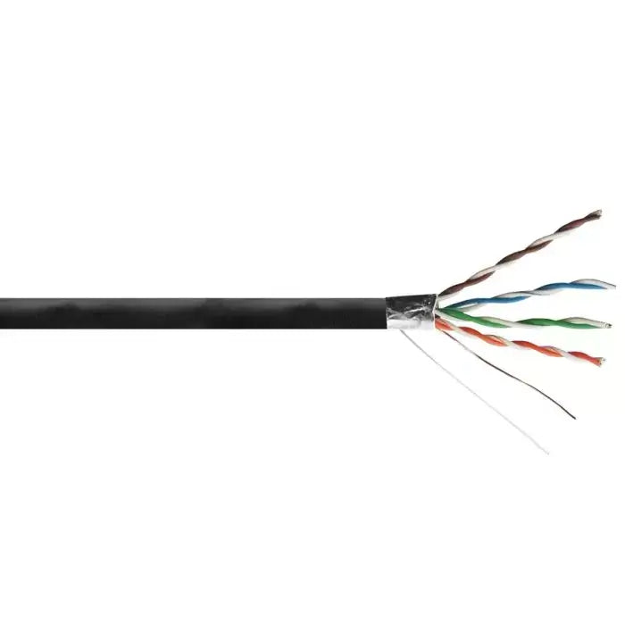 Scoop 305m Cat5e Outdoor Cable - FTP CCA, Durable, showcasing its robust design suitable for outdoor use.