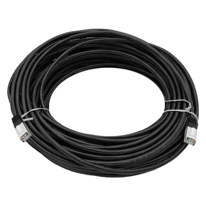 Linkbasic 30M Shielded Cat5e Flylead, a UV protected networking cable suitable for outdoor use.