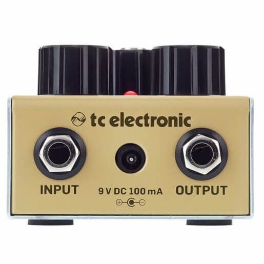 TC Electronic DRIP Spring Reverb Pedal showcasing realistic drip and splash effects.