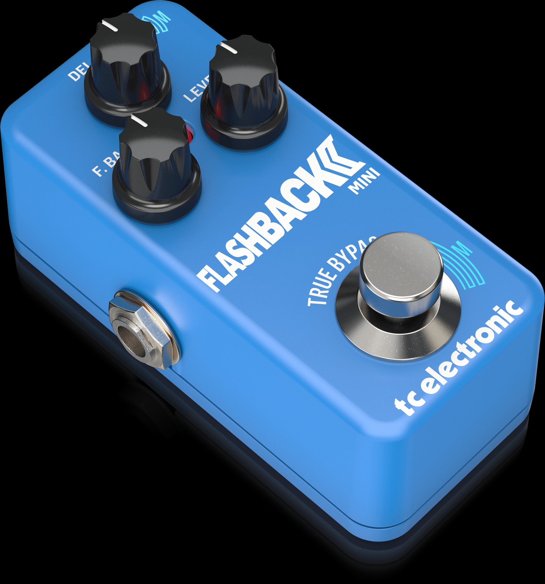 TC Electronic Flashback 2 Mini Delay Pedal with TonePrint, showcasing its left side view.