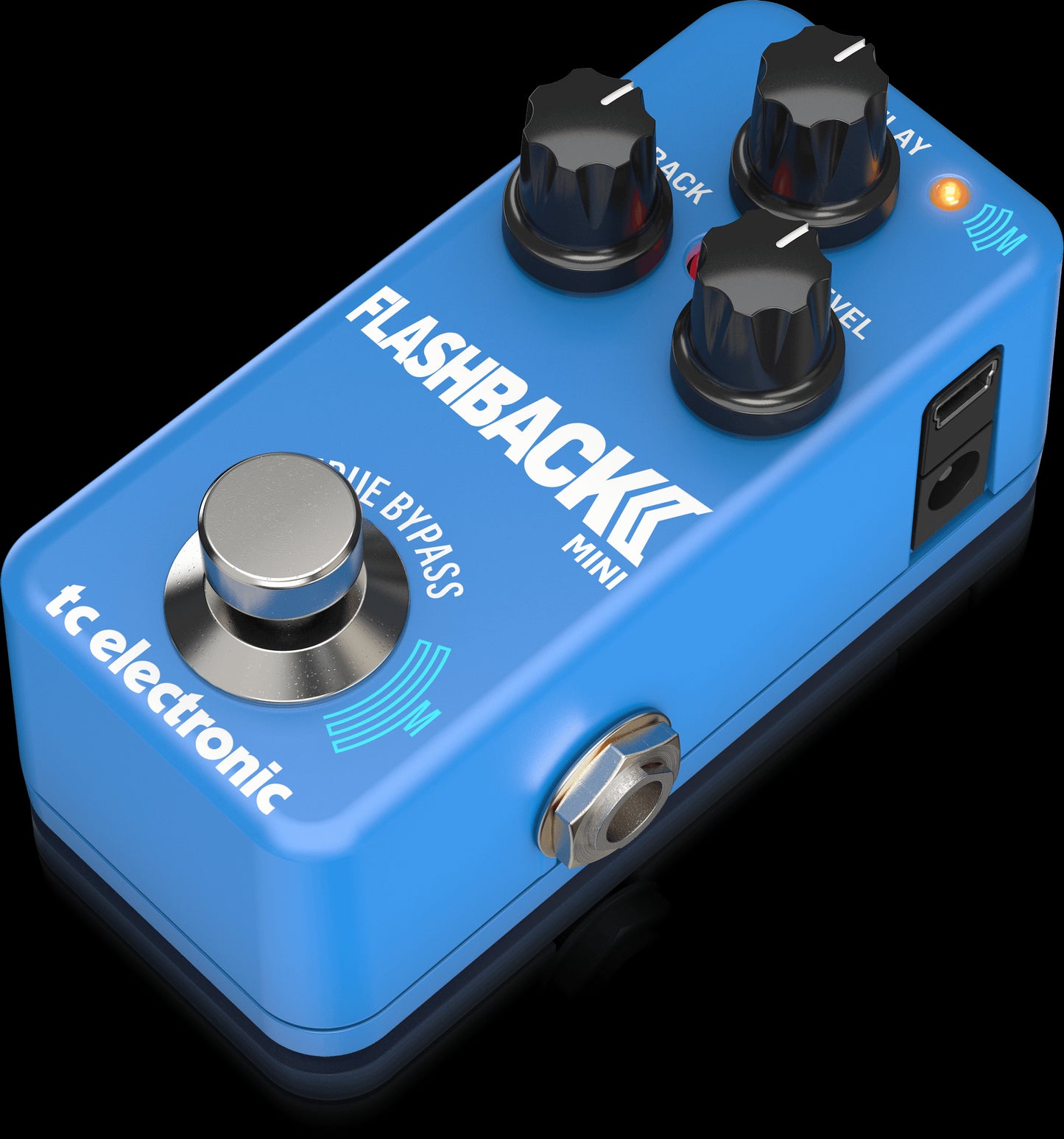 TC Electronic Flashback 2 Mini Delay Pedal showcasing its right side view.