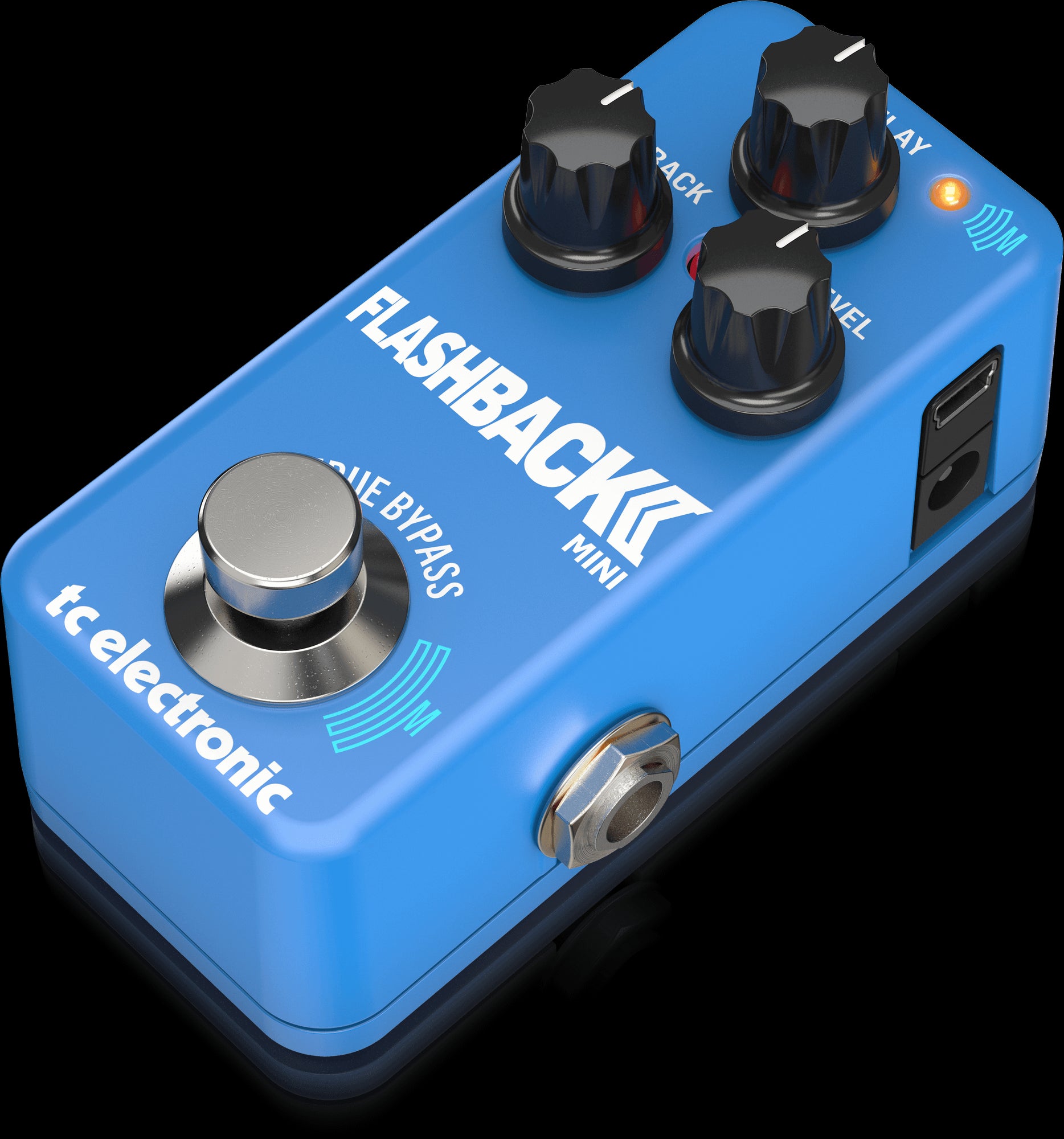 TC Electronic Flashback 2 Mini Delay Pedal showcasing its right side view.