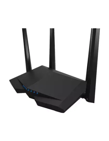 Tenda AC6 Dual Band Wi-Fi 5 Router, showcasing its sleek design and dual-band capabilities.