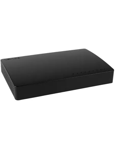 Tenda SG108 8-Port Gigabit Ethernet Switch, a compact device with multiple Ethernet ports for high-speed network connectivity.
