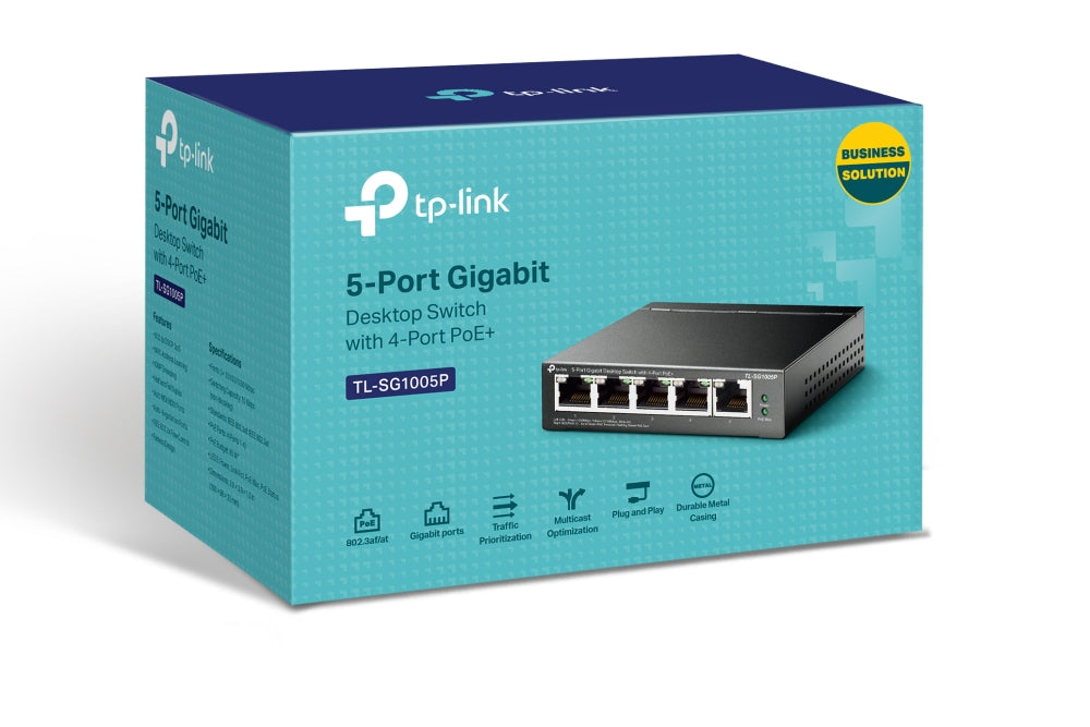 TP-Link 5-Port Gigabit PoE Desktop Switch