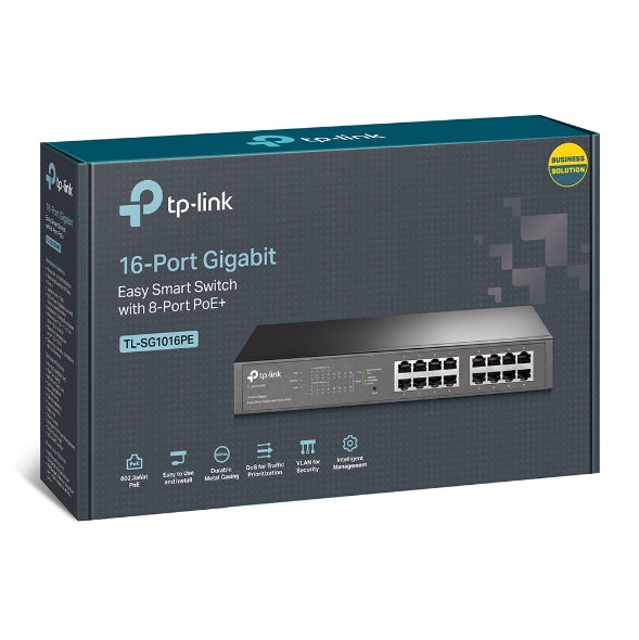 TP-Link 16-Port Gigabit PoE+ Smart Switch