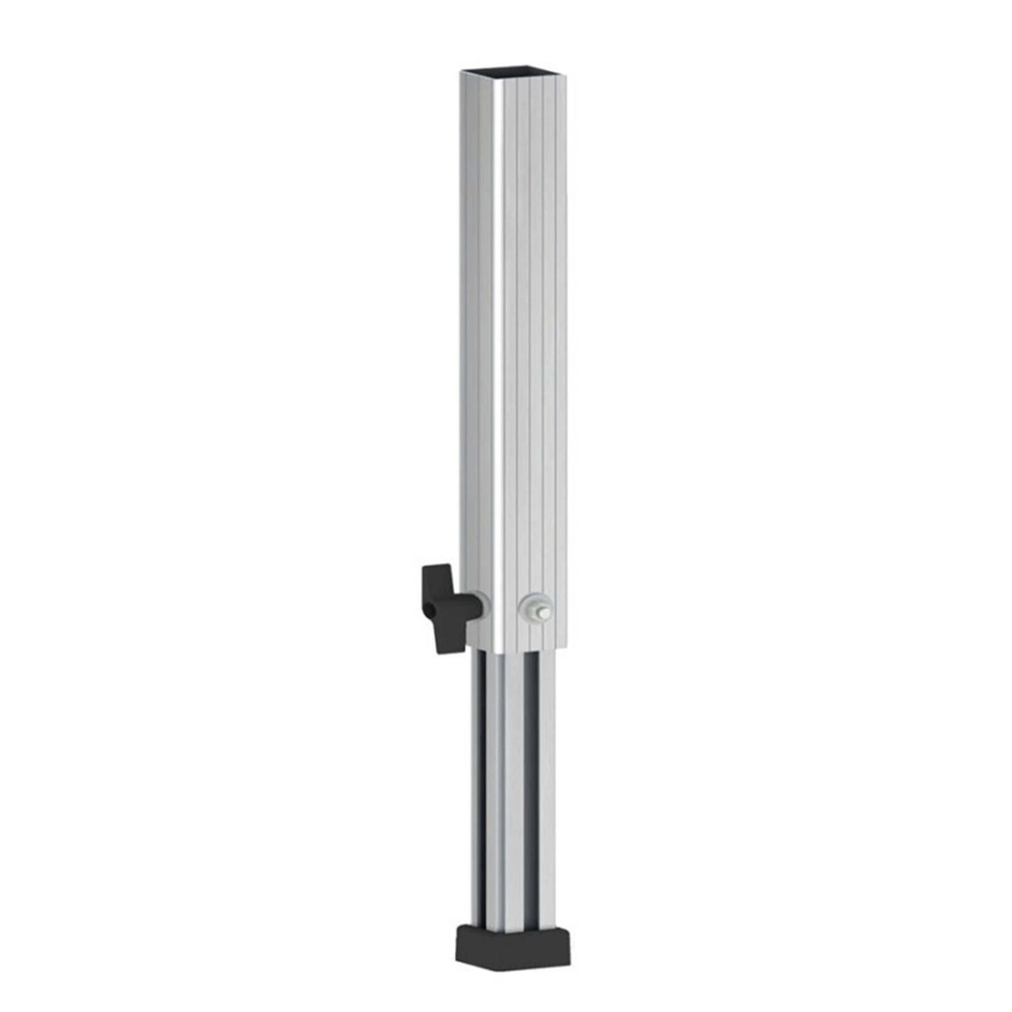 ALUSTAGE TLE-06/SCA06 Telescopic Leg adjustable from 600mm to 1000mm for staging, showing the product design and features.