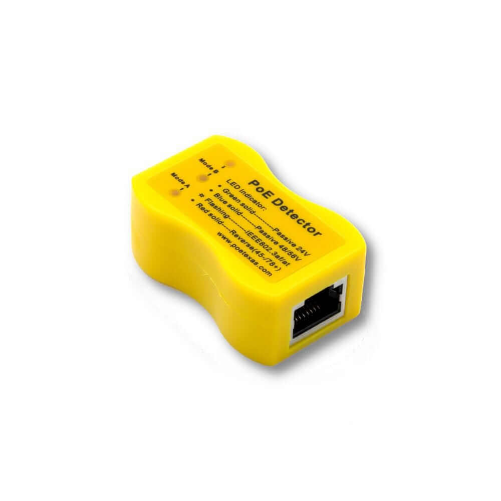 Image of the Passive PoE Detector, compatible with 802.3af and 802.3at standards, showcasing its design and features.