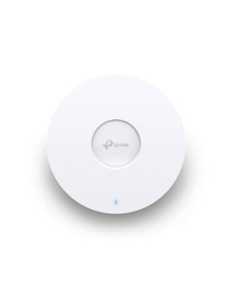 TP-Link AX3000 Ceiling Mount Dual-Band Access Point displayed on a white background.