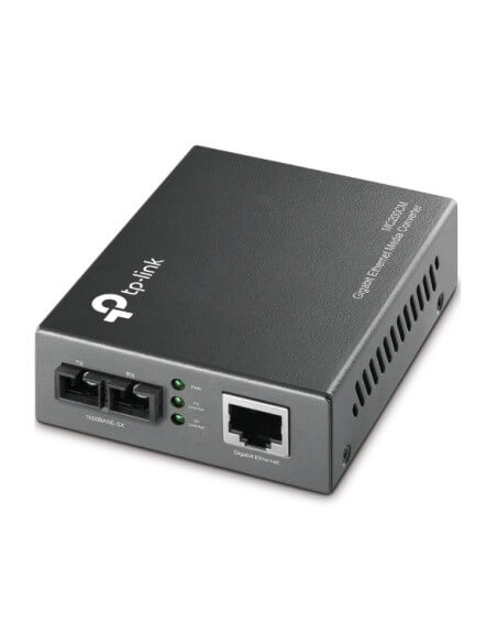 TP-Link Multi-mode SC Fiber Converter providing reliable connectivity for network solutions.