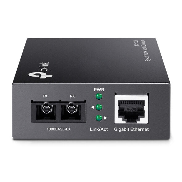 TP-Link Single-mode SC Fiber Converter for high-speed data transfer.