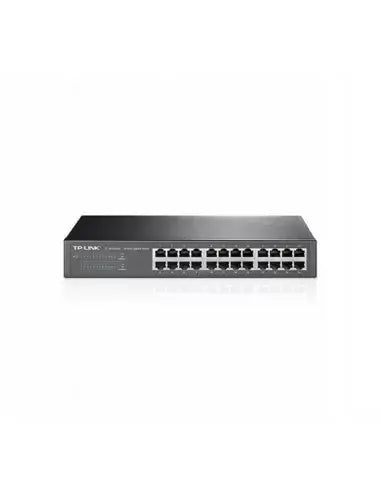 TP-Link 24-Port Gigabit Switch with 24 RJ45 ports for high-speed networking.