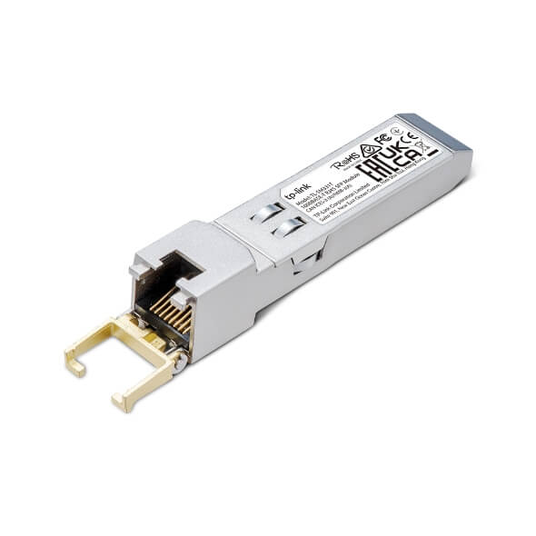 TP-Link 1Gb RJ45 SFP Module image showing the product design and specifications.