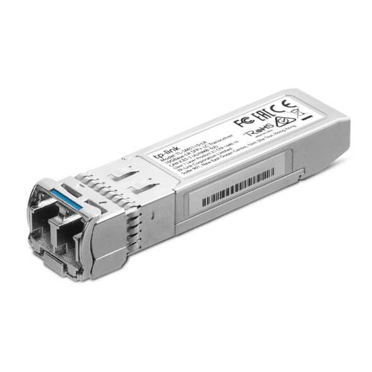 TP-Link 10Gbase-LR SFP+ Transceiver for single mode fiber optic connections.