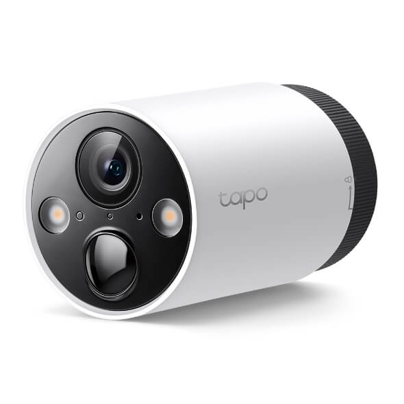 TP-Link Smart Wire-Free Security Camera showcasing its design and features.