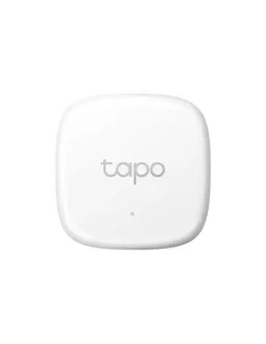 TP-Link Tapo Smart Temperature and Humidity Sensor displayed on a white background.
