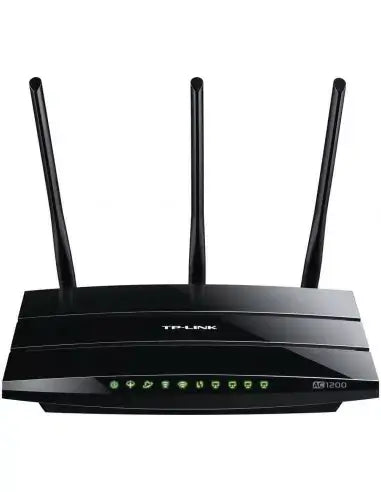 TP-Link VR400 1267Mbps Dual Band Modem Router, a wireless device for high-speed internet connectivity.