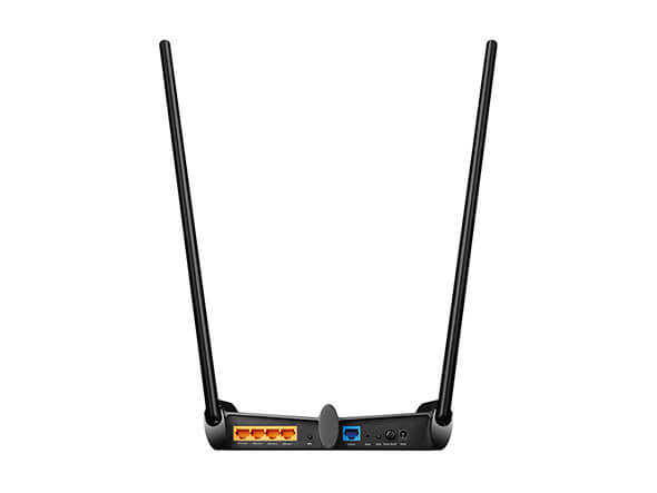 TP-Link WR841HP 300Mbps High Power Wi-Fi Router displayed against a white background.