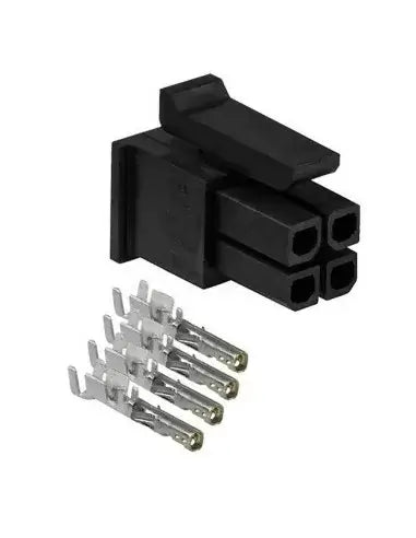 Teltonika 4-Pin Plug with Contact Terminals displayed on a white background.