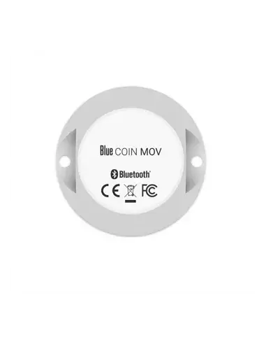 Teltonika Bluetooth Movement Sensor in blue, designed for detecting movement.