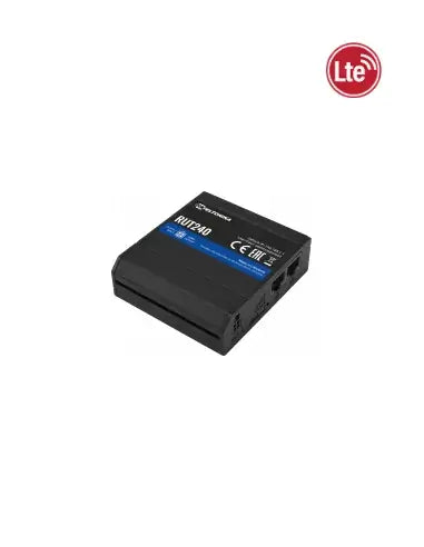 Teltonika LTE Wi-Fi IoT Router featuring VPN and I/O capabilities, designed for industrial applications.