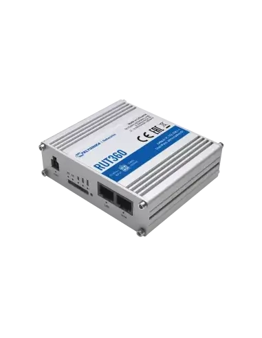 Teltonika IoT Wi-Fi Router featuring 4G LTE Cat 6 technology with data speeds up to 300 Mbps.