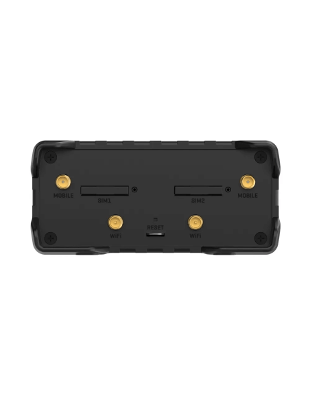Teltonika LTE Wi-Fi Router featuring Dual SIM capability and Auto Failover functionality, designed for reliable internet connectivity.