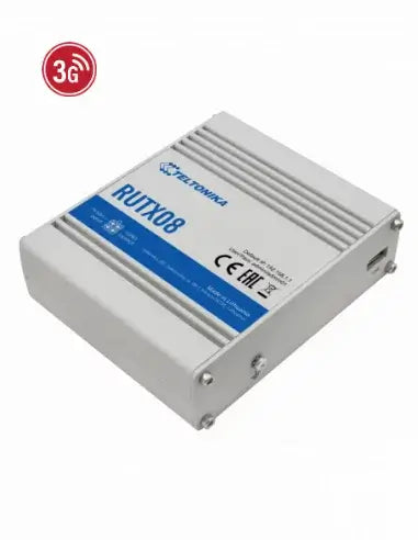 Teltonika Ethernet Router featuring a Quad-Core CPU and four Gigabit Ethernet ports.