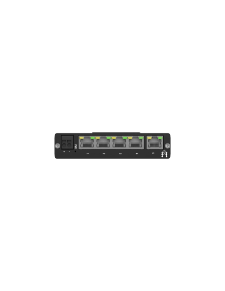 Teltonika Industrial 5-Port Gigabit Switch, unmanaged with auto MDI/MDIX support, designed for high-speed networking.