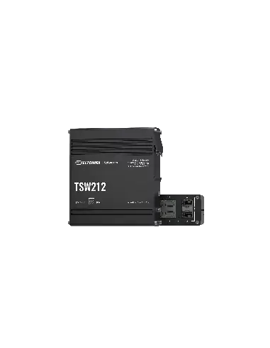 Teltonika Industrial Managed Switch featuring L2 with additional L3 capabilities, designed for robust network management.