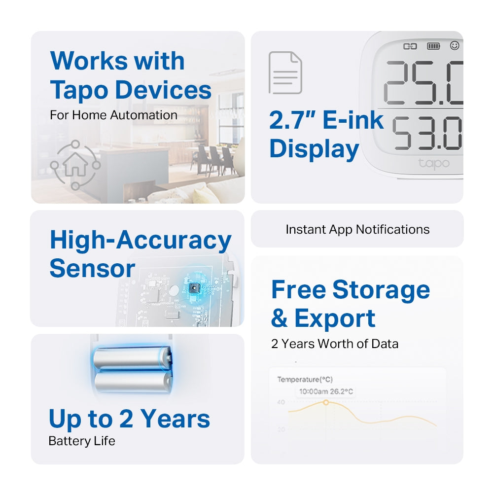 TP-Link Tapo Temperature & Humidity Monitor