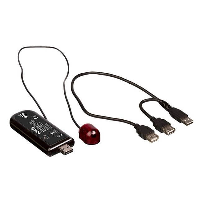 Ellies USB Remote Blaster Add-On Transmitter BPWRCE-U1 displayed on a white background.
