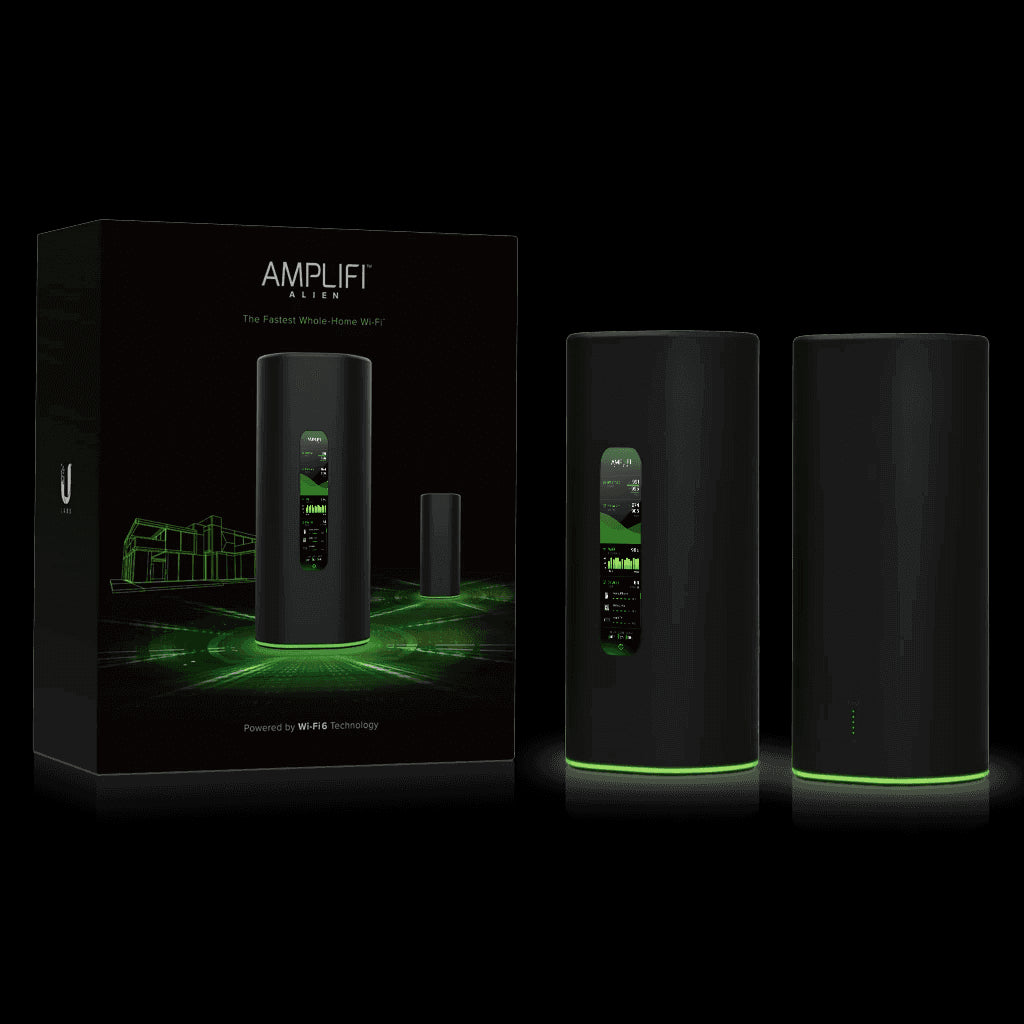 Ubiquiti AmpliFi Alien Wi-Fi 6 Router showcasing its sleek design and advanced technology.