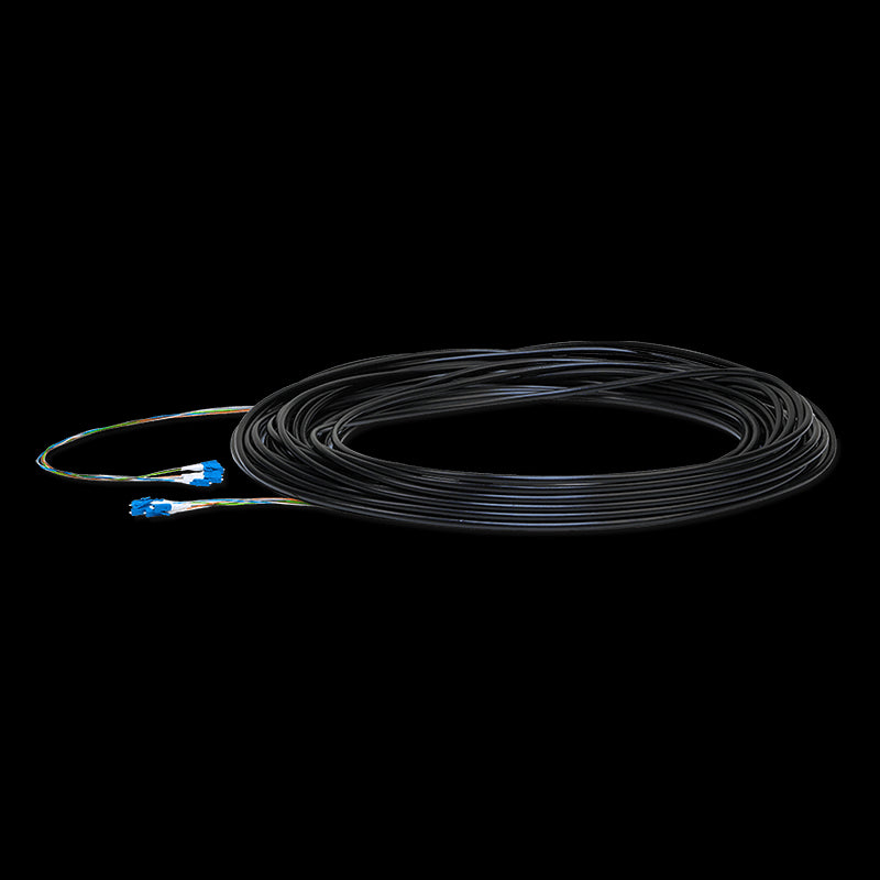 Ubiquiti UFiber Single Mode Cable, 30 meters long, designed for high-performance fiber optic connections.