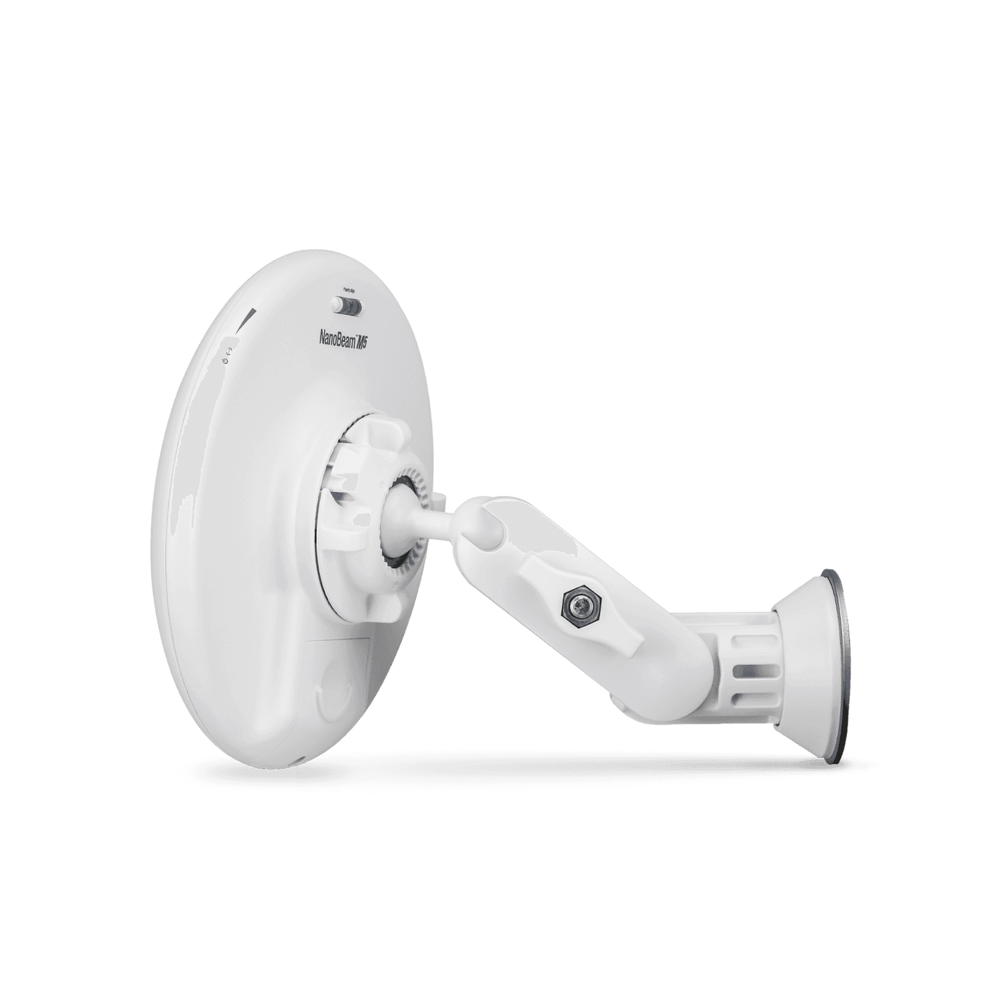 Image of the Ubiquiti Toolless Quick-Mount designed for CPEs, showcasing its robust design and mounting capabilities.