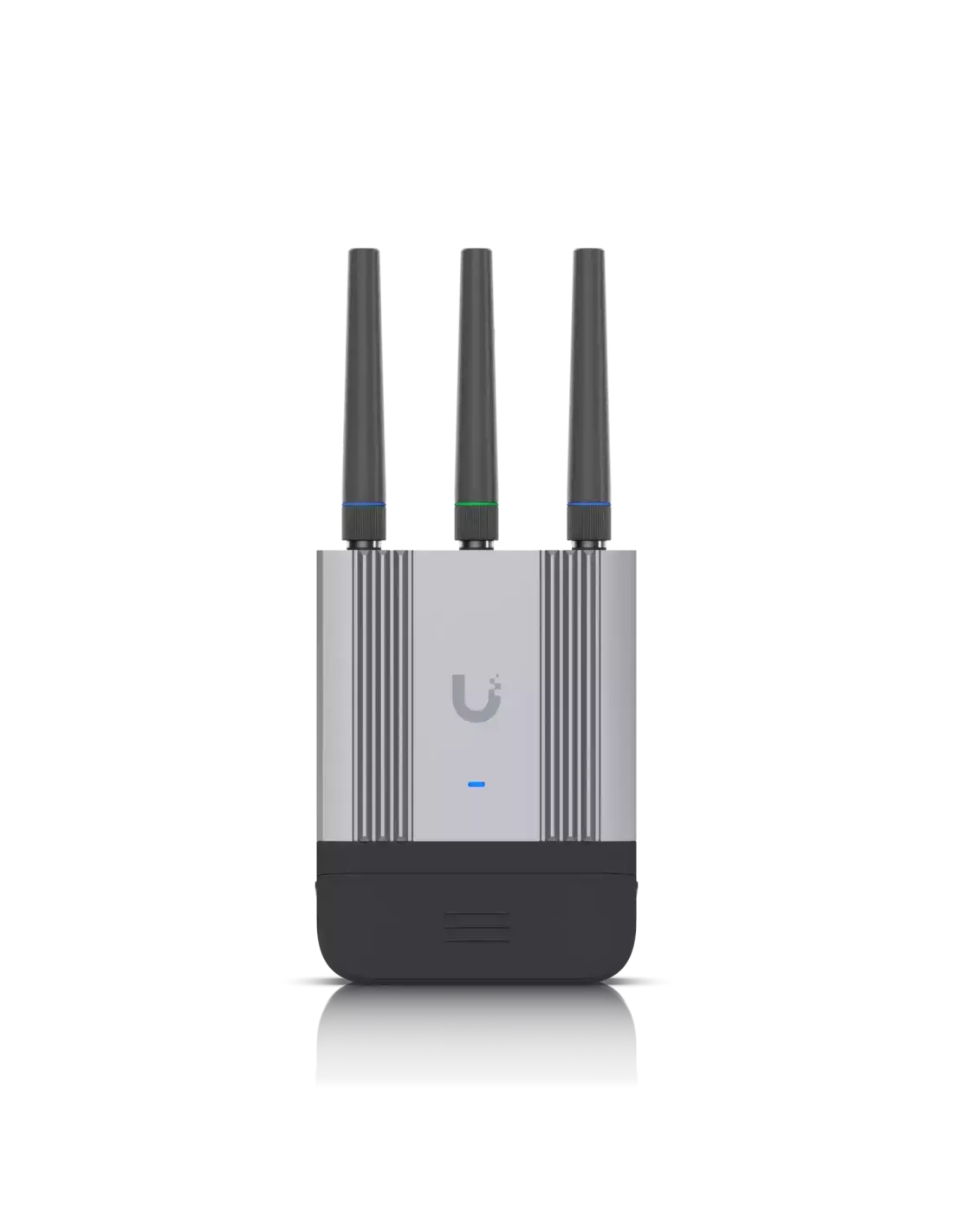Ubiquiti UNIFI LTE Industrial Mobile Router, model UMR-INDUSTRIAL, showcasing its robust design for industrial mobile connectivity.