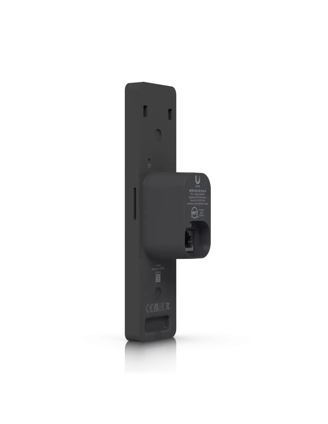 Ubiquiti UniFi Access Reader G3 Professional in black, a sleek and modern access control device.