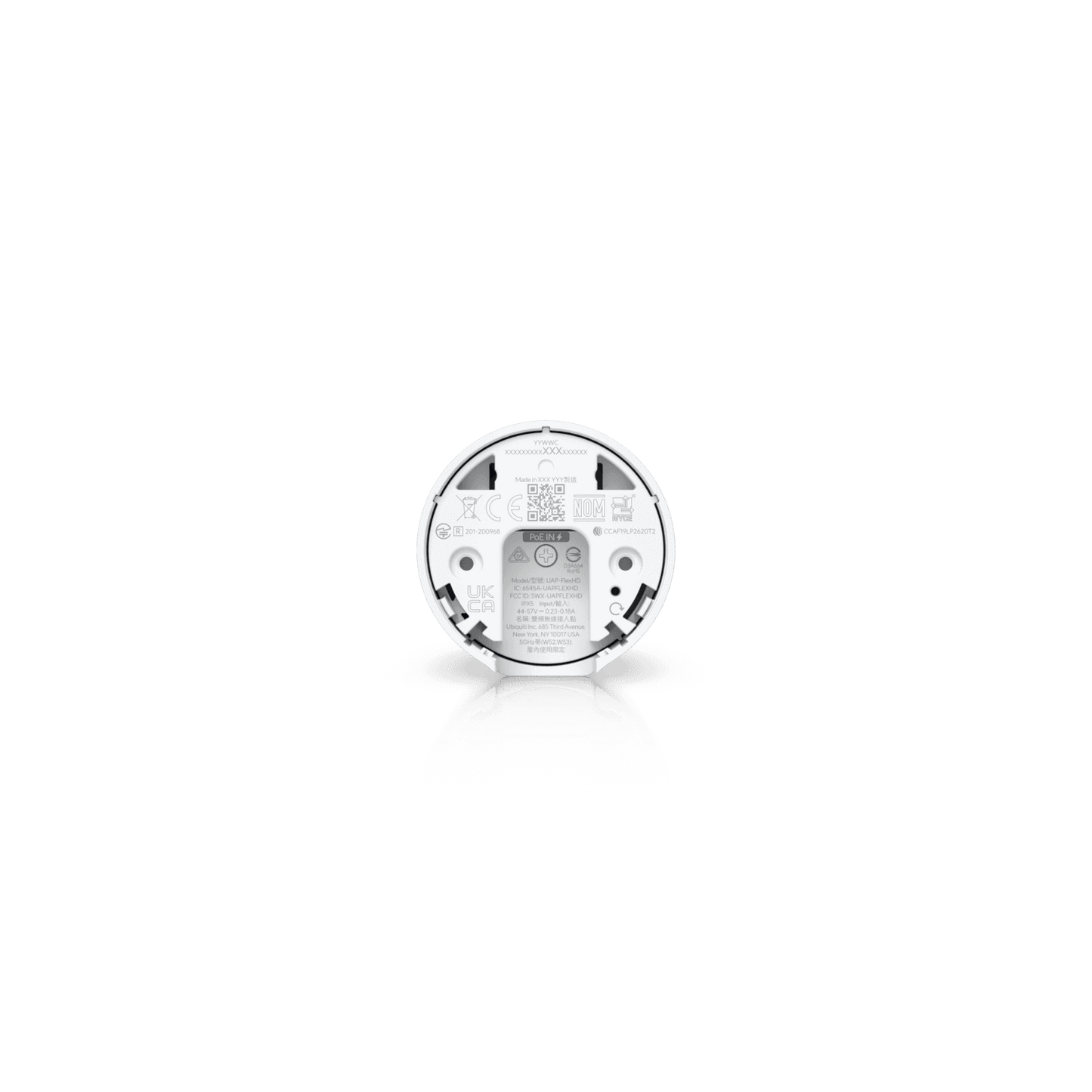 Image of the Ubiquiti UniFi AC FlexHD Indoor Access Point, a sleek and modern wireless access point designed for indoor use.