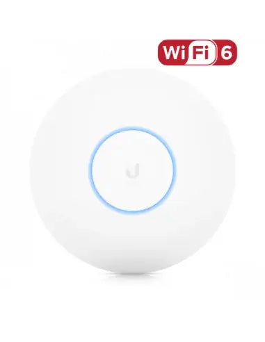 Ubiquiti UniFi6 Long Range Indoor WiFi 6 Access Point with 4x4 MU-MIMO technology and 3 Gbps aggregate rate.