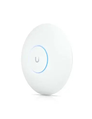 Ubiquiti UniFi Wi-Fi 7 Pro Max Indoor Access Point, showcasing its sleek design and advanced technology.