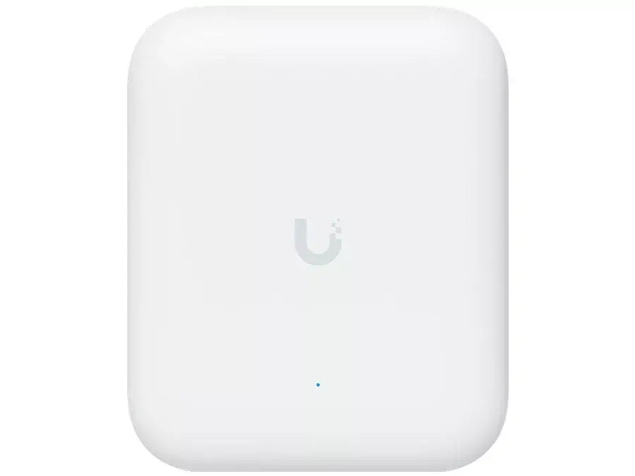 Ubiquiti UniFi WiFi 7 U7 Pro Outdoor Access Point showcasing its sleek design suitable for outdoor use.
