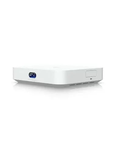 Ubiquiti Cloud Gateway Max Multi-WAN device showcasing its design and features.