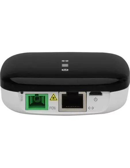 Ubiquiti UFiber Loco GPON CPE with PoE device, designed for high-speed internet connectivity.
