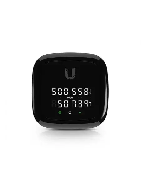 Ubiquiti UFiber NanoG GPON ONU/ONT device, a compact optical network terminal for high-speed internet connectivity.