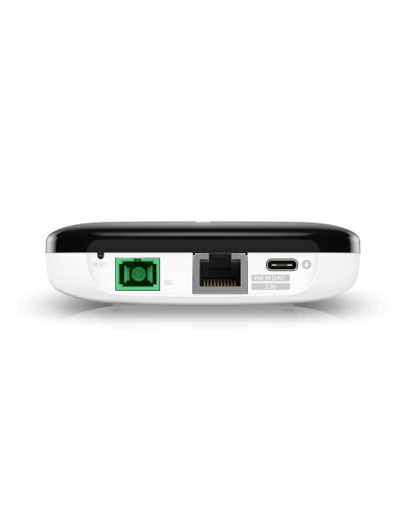 Ubiquiti UFiber XG GPON ONU/ONT device for high-speed fiber internet connectivity.