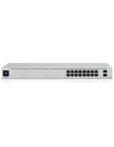 Ubiquiti UniFi 16-Port Gen2 Switch with 8 PoE, showcasing a network switch designed for efficient connectivity.