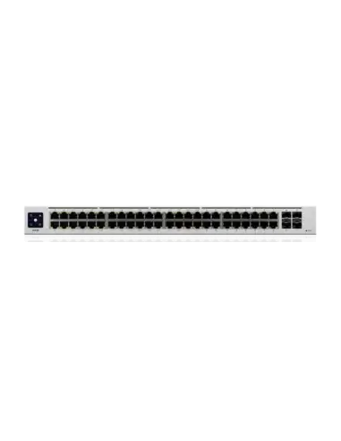 Ubiquiti UniFi Gen2 48-Port PoE Switch featuring 32 PoE ports and a 195W power supply.
